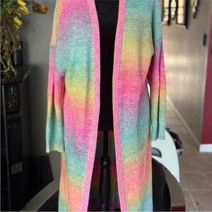 Torrid Multicolor Open-Front Women's Sweater 1